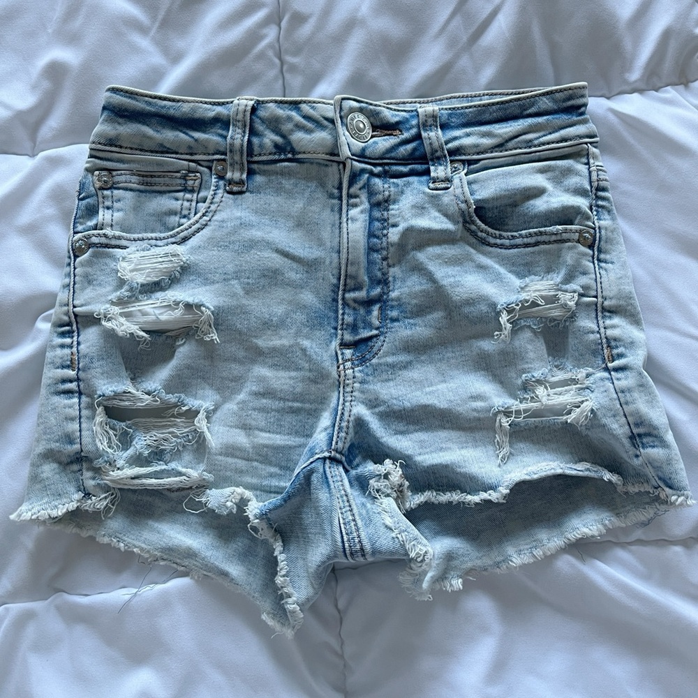 High Rise Shortie Shorts | AE
